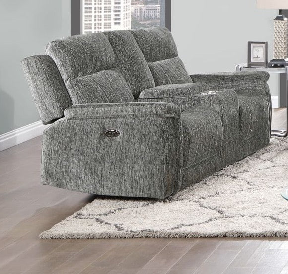 Soroka Power Reclining Loveseat with Cupholders and Storage