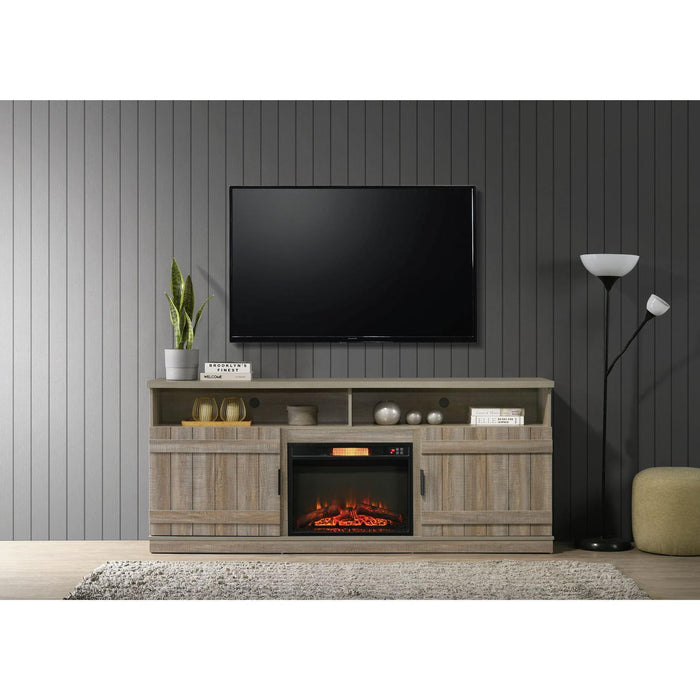 Hayward Tv Stand with Fireplace