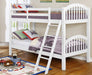 Max Twin/Twin Bunk Bed White