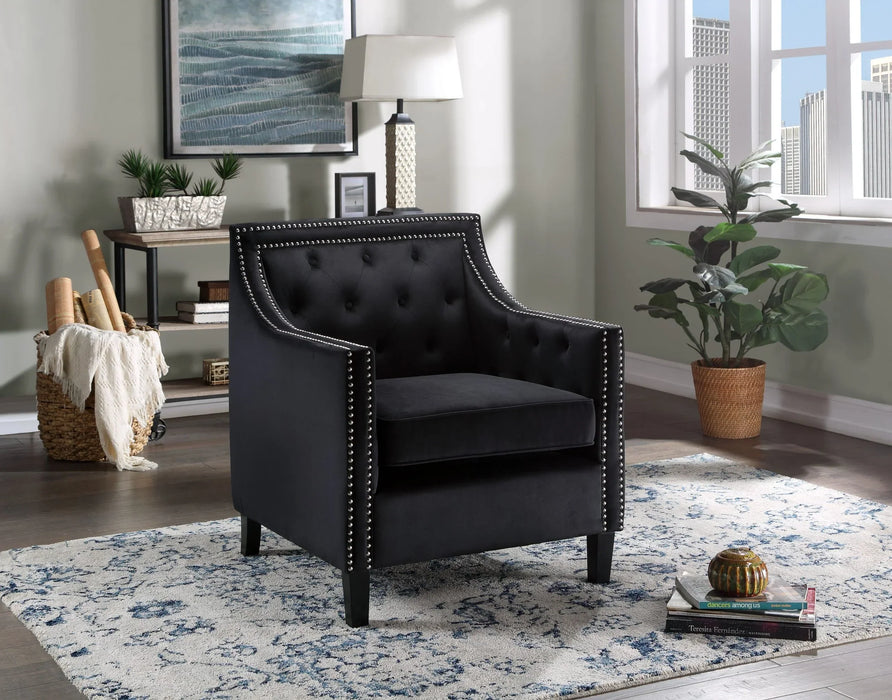 Velvet Accent Chair Choose Your Color Price Busters Furniture