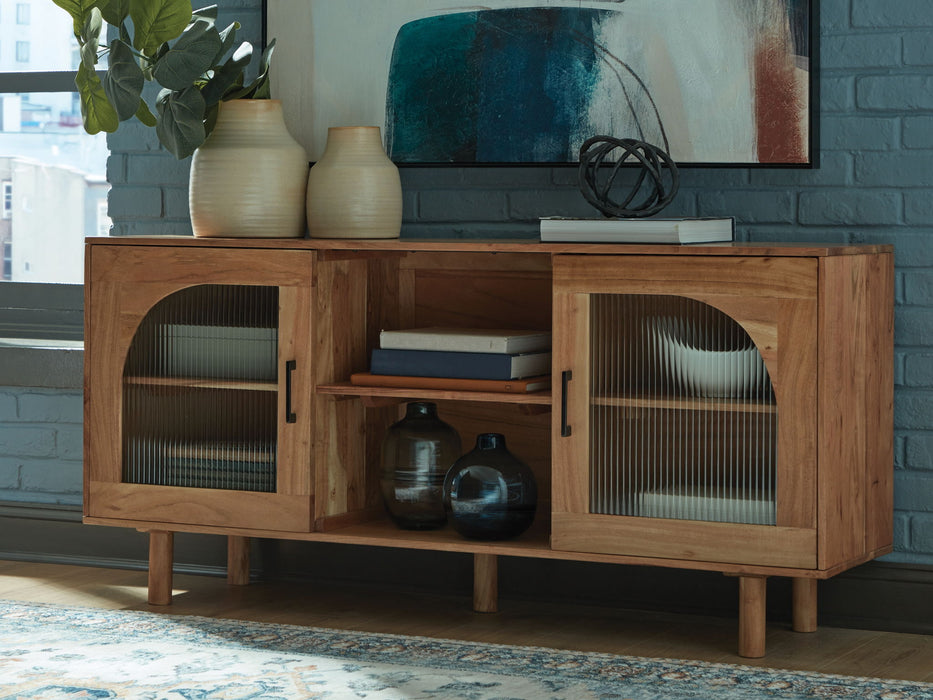 Adway - Natural Brown - Accent Cabinet