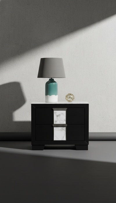 Viccaro Dresser Mirror and Bed Select Your Size