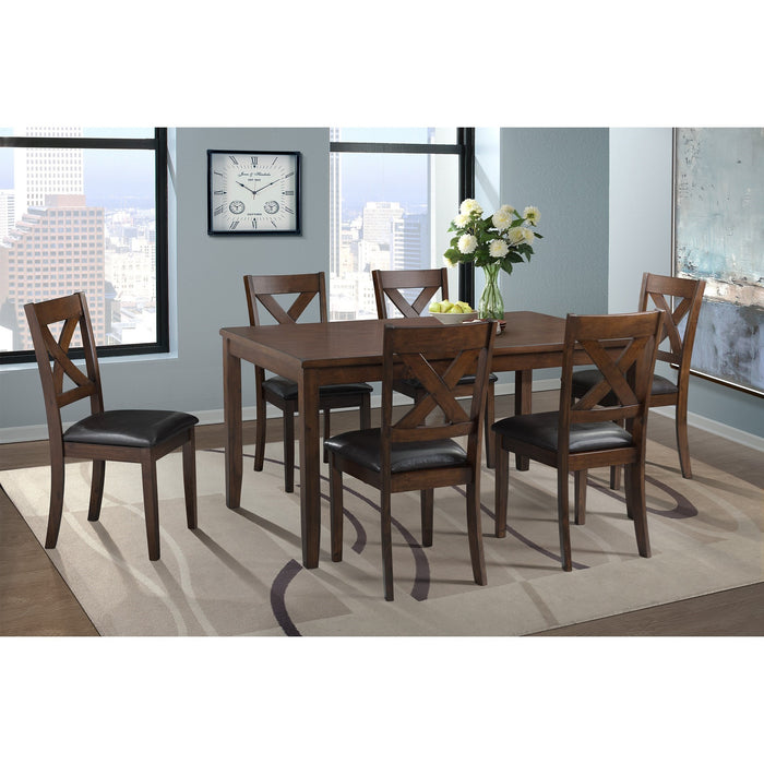 Alex Brown Table and 6 Chairs