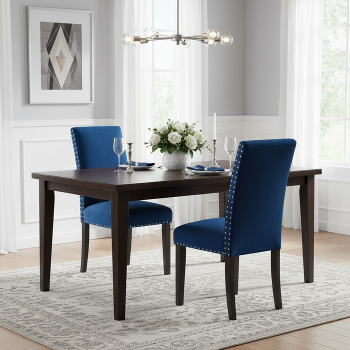 Evana Blue Box of 2 Dining Chairs