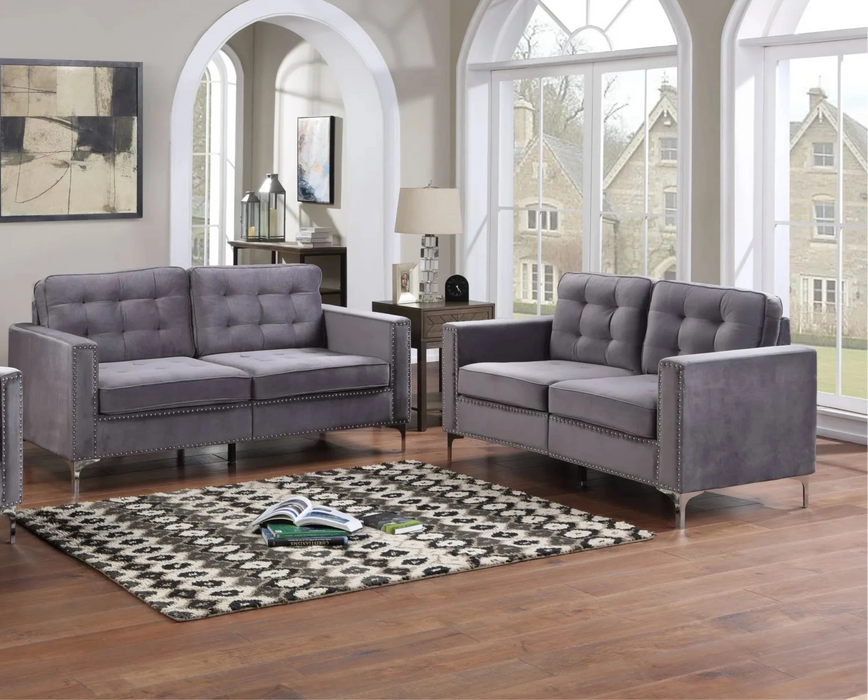 Jason Grey Sofa Love