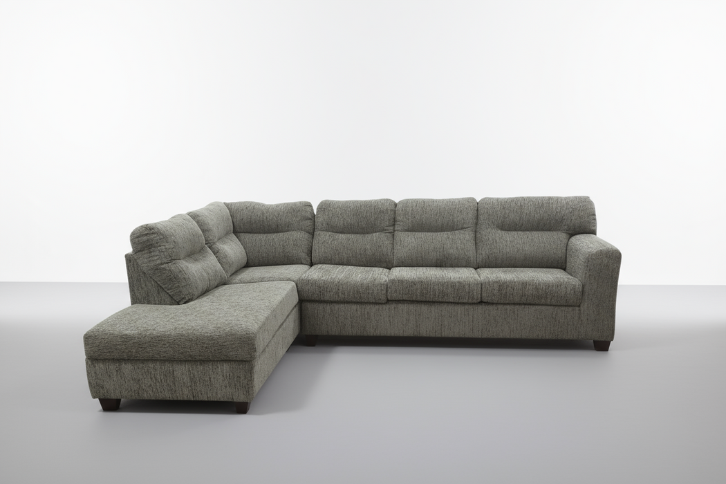 Shana Gray Fabric Sectional