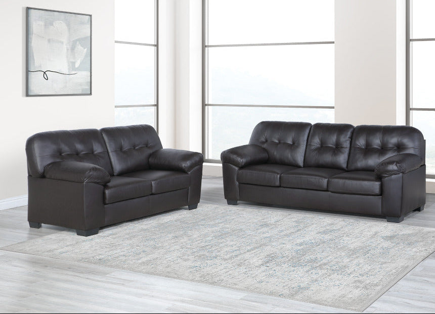 Mervin Brown Sofa and Loveseat