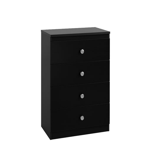princess polly baby blue dress Tuhome Zoe Dresser, Superior Top, Four Drawers, Black/Light Oak, CWD7156 main image 0