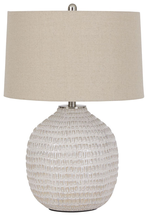 Jamon - Beige - Ceramic Table Lamp