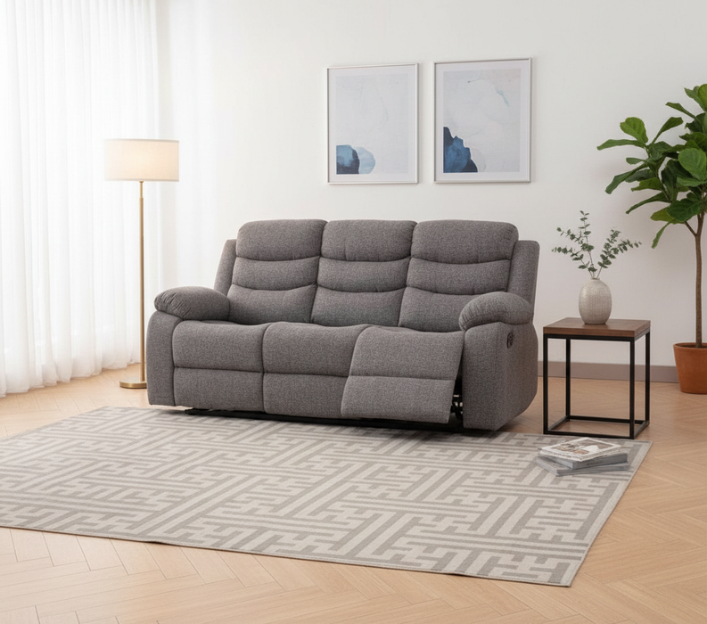 Thomas Light Gray Reclining Sofa