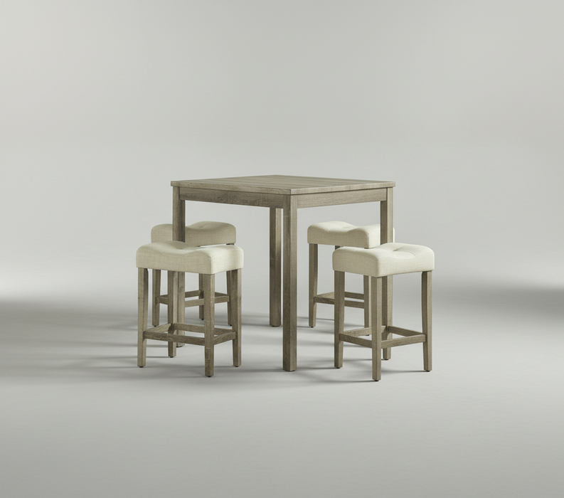 Oak Lawn Pub Table and 4 Stools