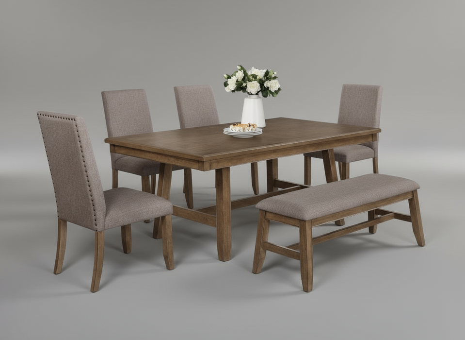 Manning Dining Table + 4 Chairs