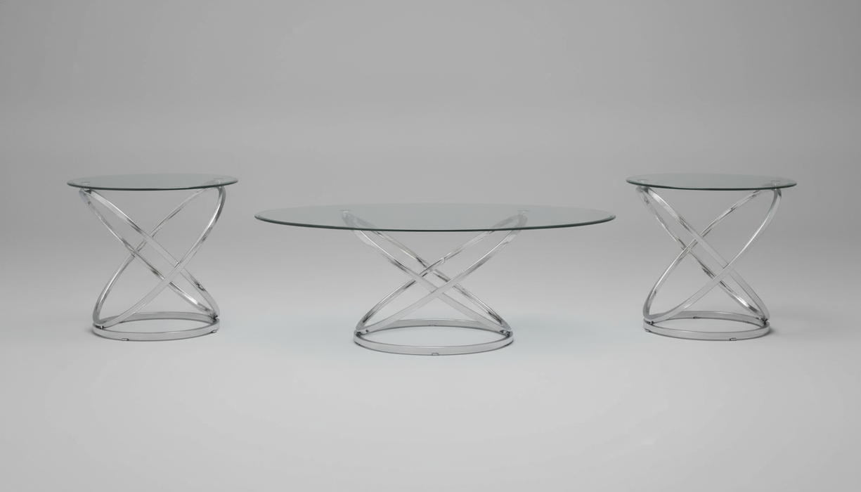 Gyro Coffee and 2 End Tables