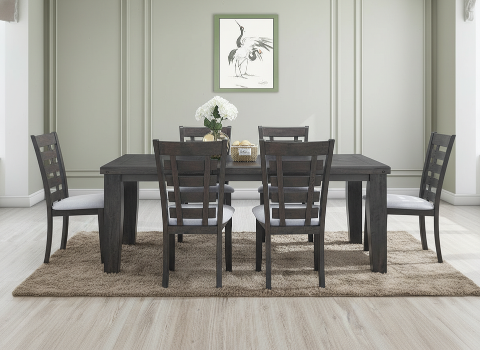 Bailey Table + 6 Chairs