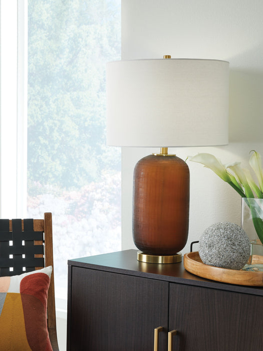 Farberman - Amber - Glass Table Lamp