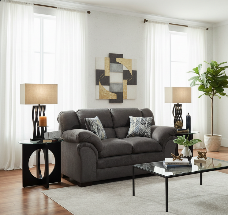 Traverse Gray Loveseat