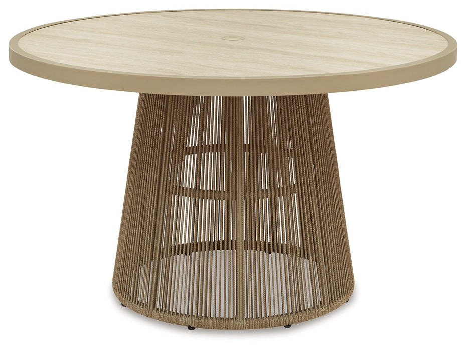 Orchard Beach - Outdoor Dining Table - Beige