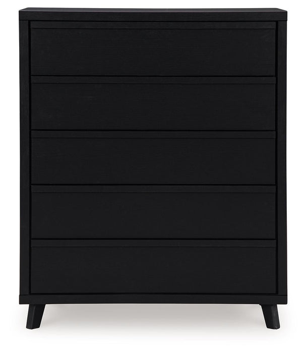 black target dresser Danziar Wide Chest