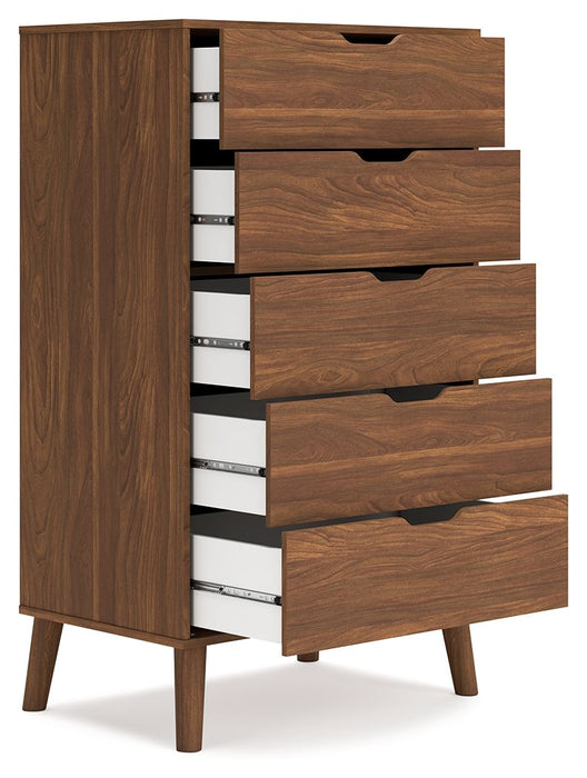 Fordmont - Auburn - Five Drawer Chest