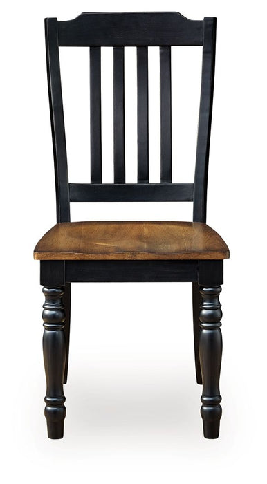Clorazi - Dining Room Side Chair (Set of 2) - Black / Brown
