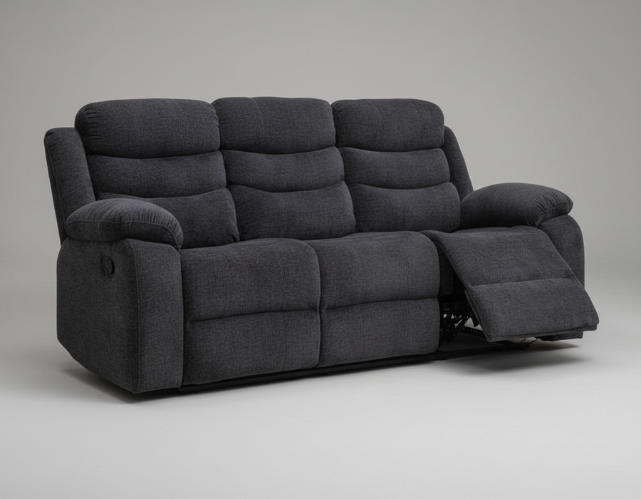 Thomas Dark Gray Reclining Sofa