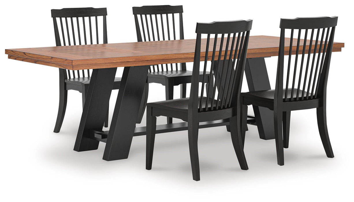 Greddinton - Extension Dining Table Set