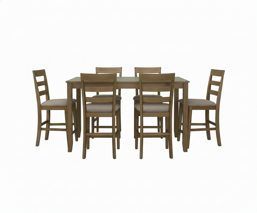 Budleigh Pub Table + 6 Stools