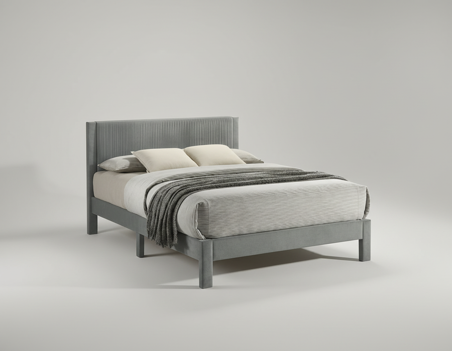 Lucia Gray Twin Bed
