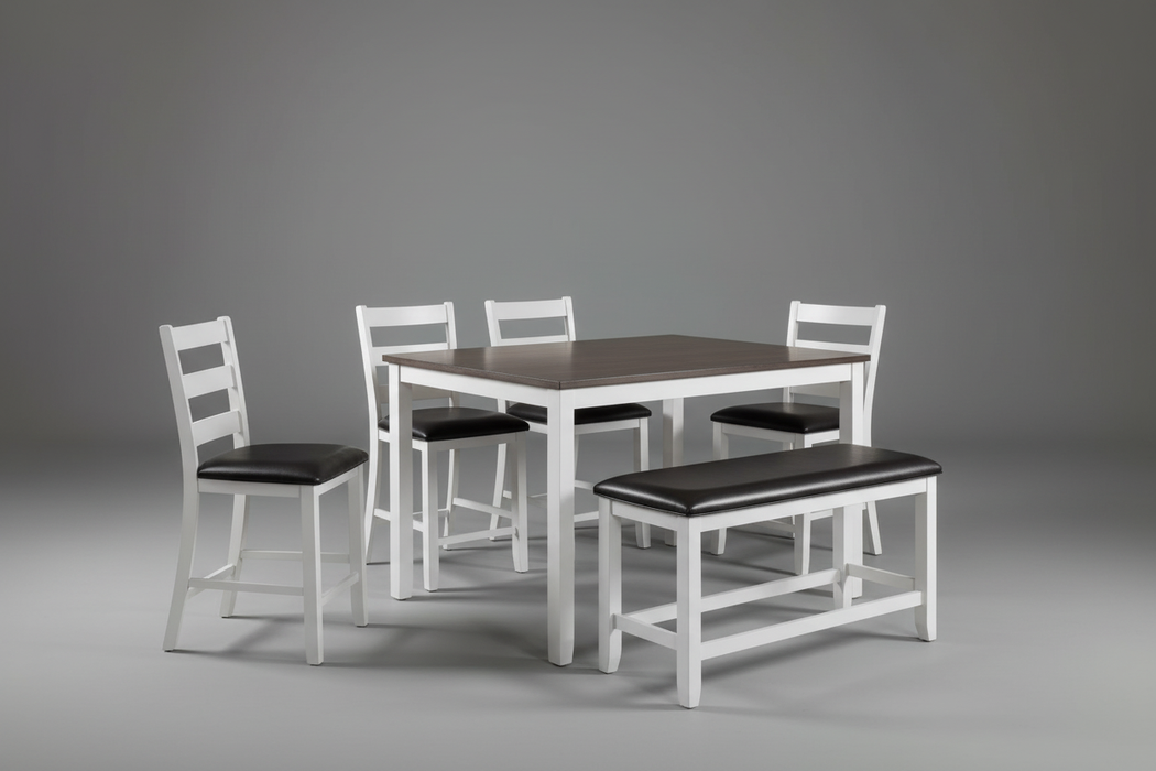 Martini Pub Table + 4 Stools + Bench