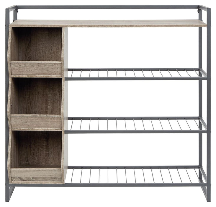 Maccenet - Grayish Brown / Gunmetal - Shoe Rack