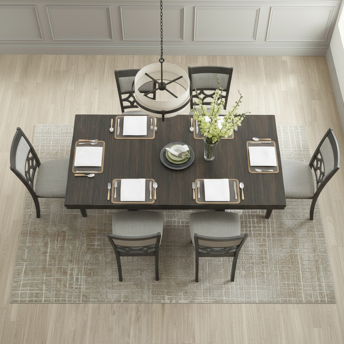 Milo Table + 6 Chairs