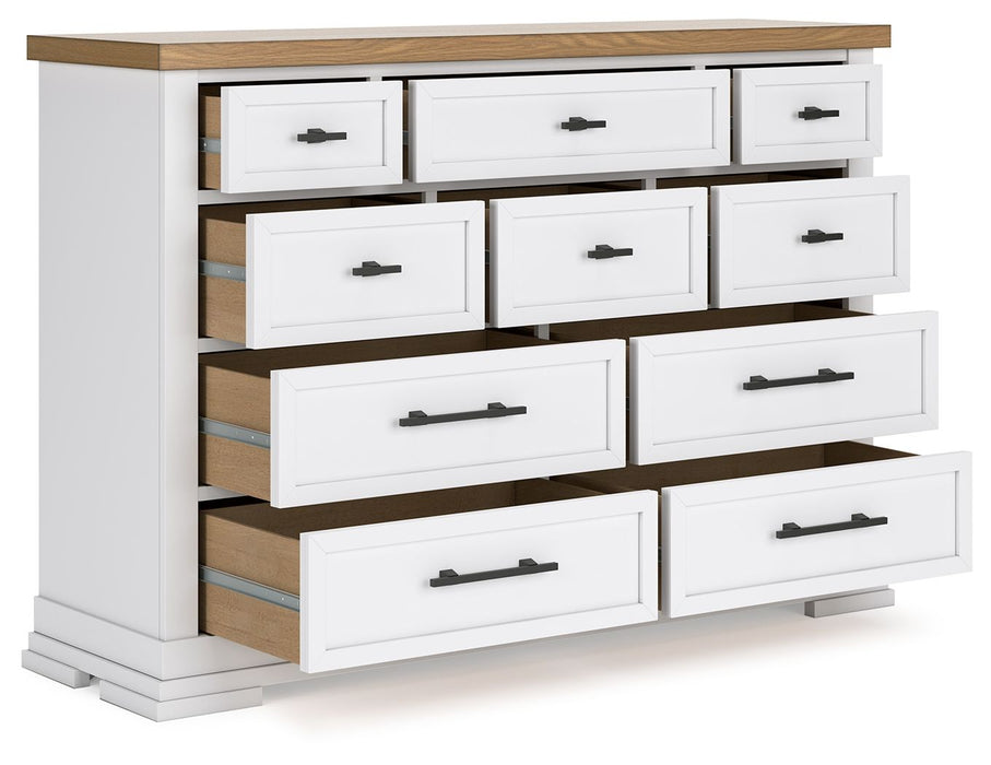 Ashbryn - Dresser - White / Natural Ashbryn - Dresser - White / Natural