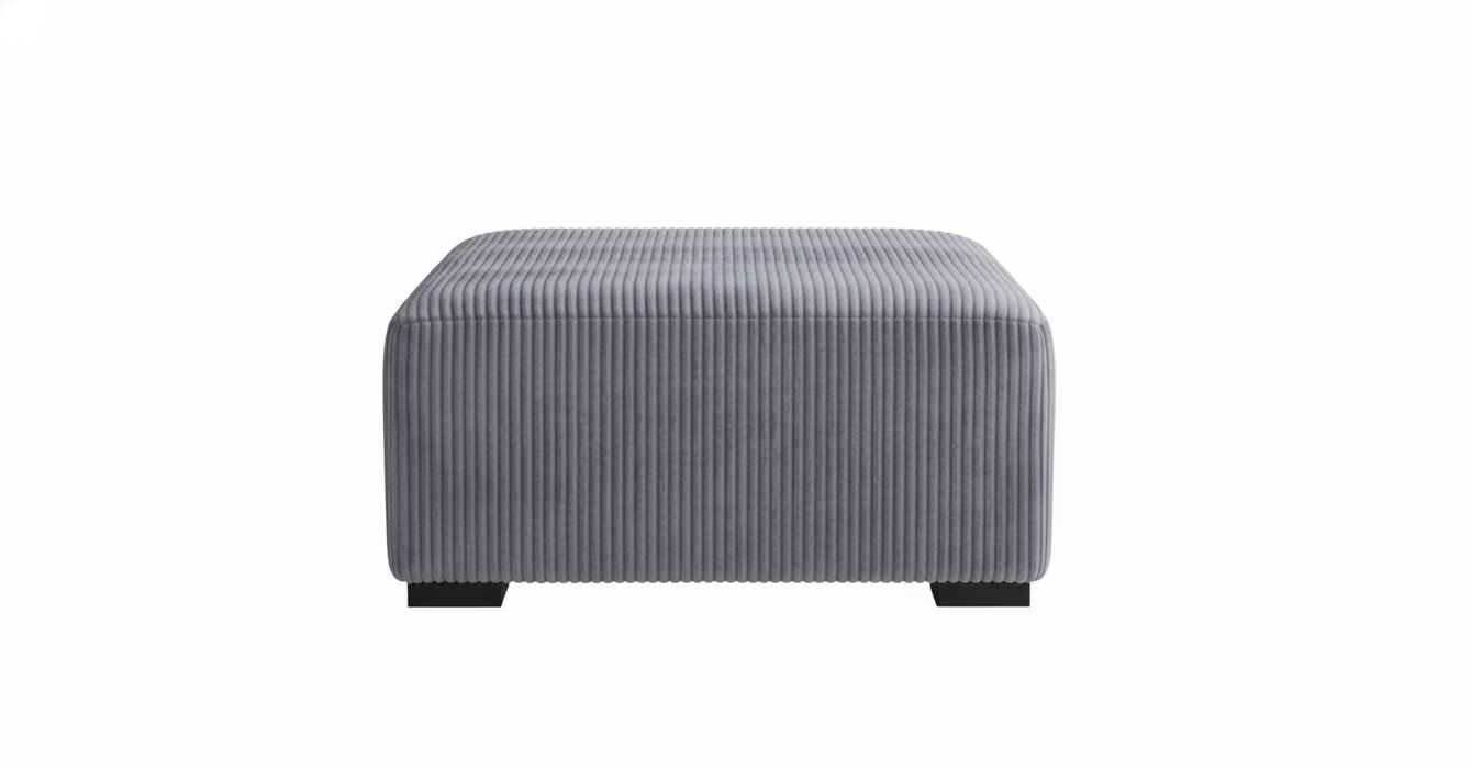 Keeber Gray Ottoman