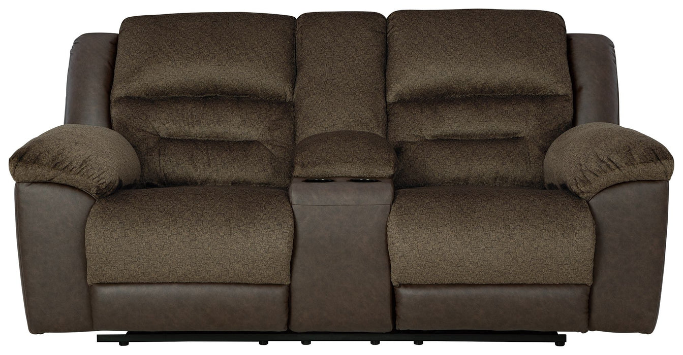 Dorman - Chocolate - Dbl Reclining Loveseat With Console