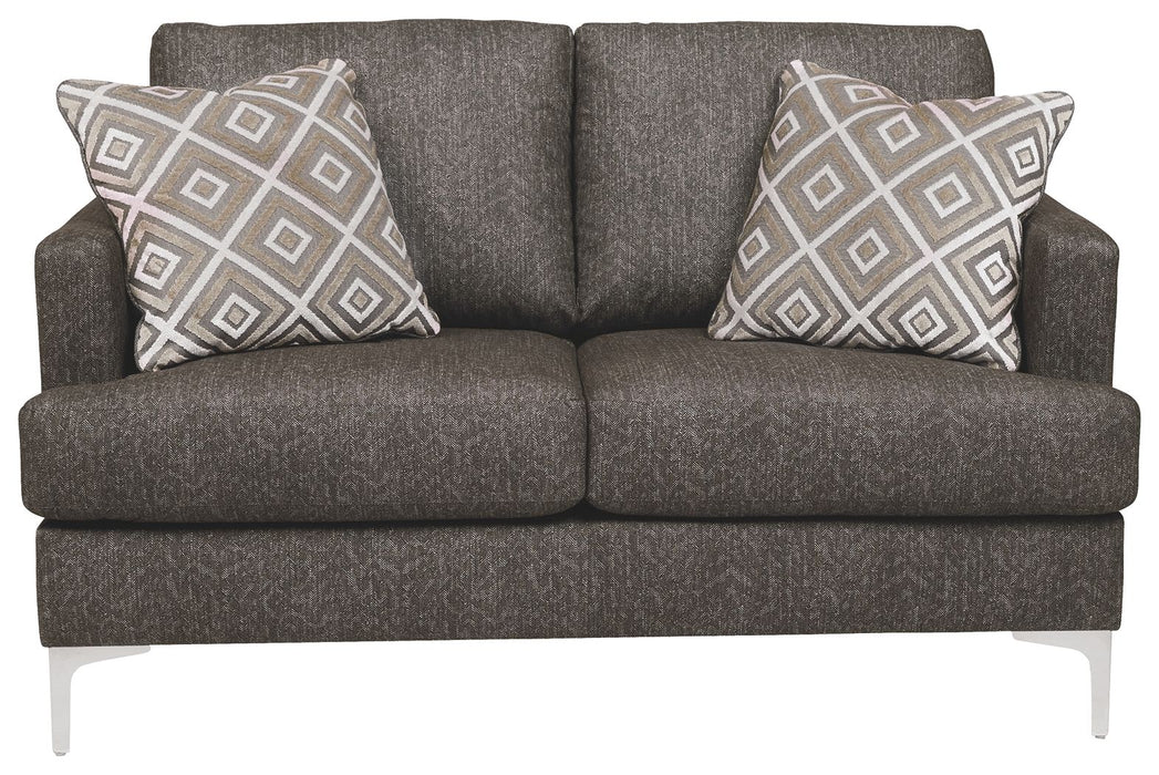 Arcola - Brown Dark - Rta Loveseat