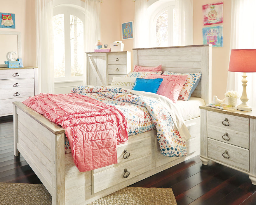 Willowton - Panel Bed