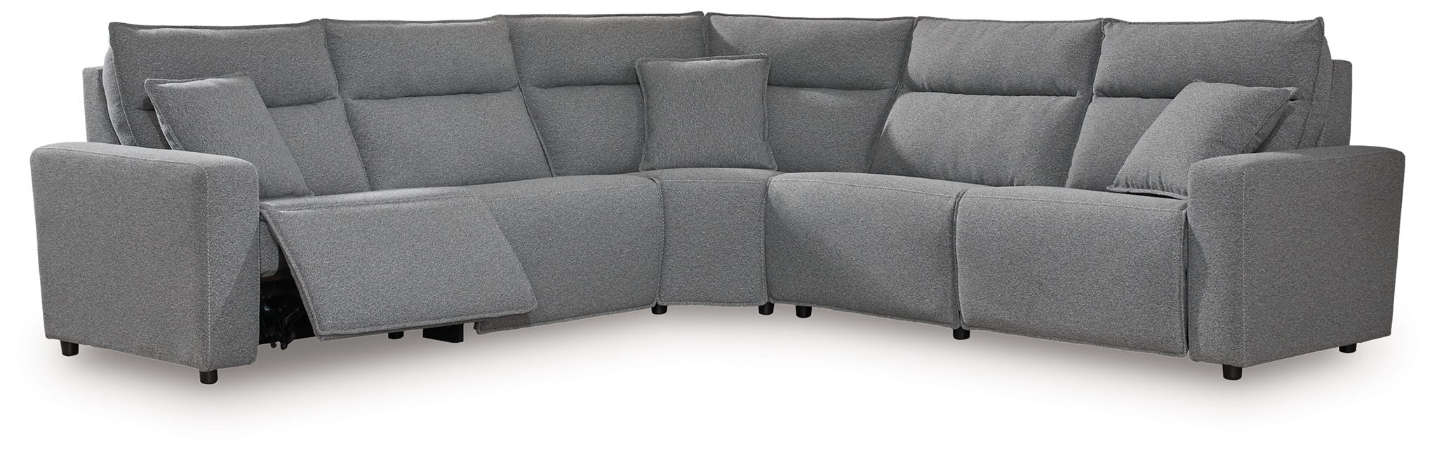 ModMax II - Salt And Pepper - Reclining Sectional
