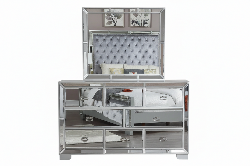 Mirrored Dresser Mirror