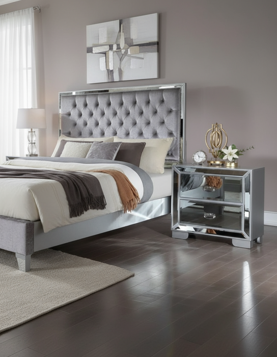 Mirrored Nightstand