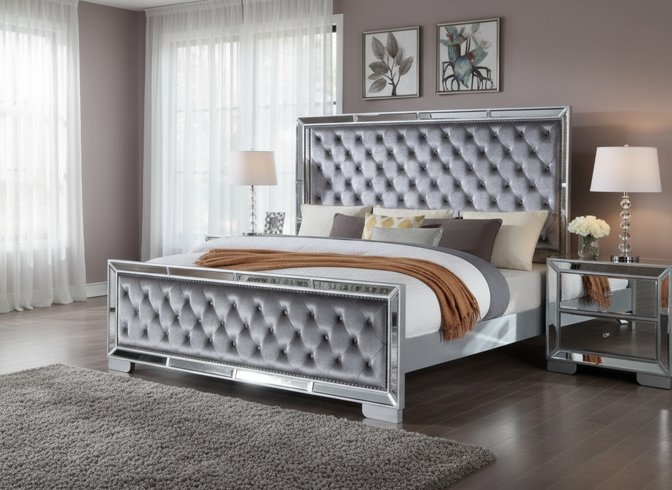 Mirrored Bed Frame Choose Your Size