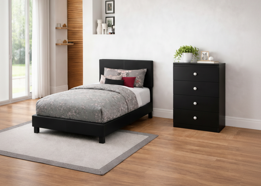 Baldwin Twin Bed and Chest