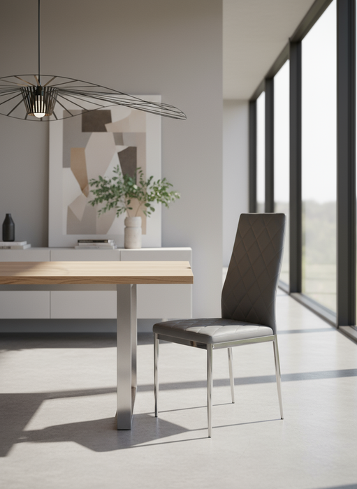 Sanders Gray Box of 4 Dining Chairs