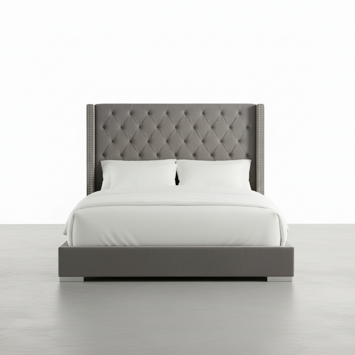 Segura Silver King Bed Frame