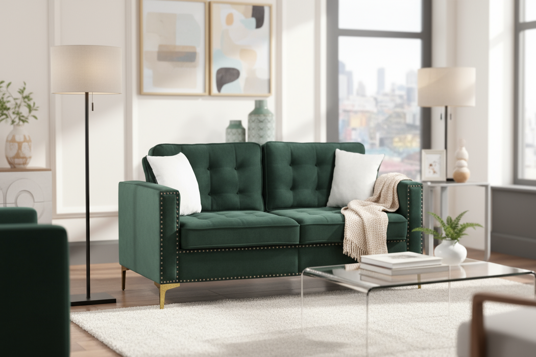 Jason Emerald Sofa
