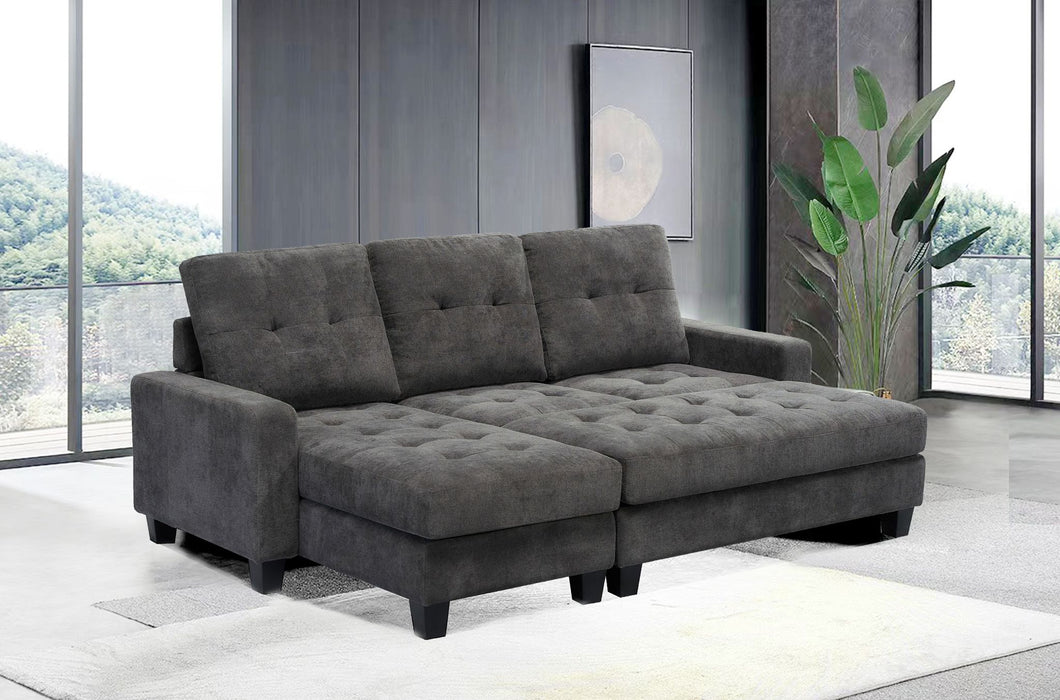 Andy Gray Reversible Sectional WITH Free Ottoman