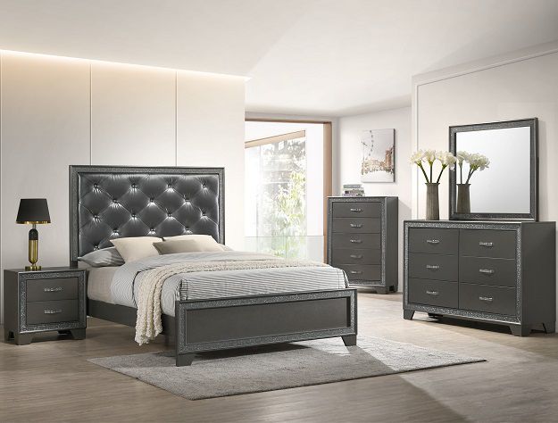 Kaia Dresser Mirror and Bed Choose Your Size