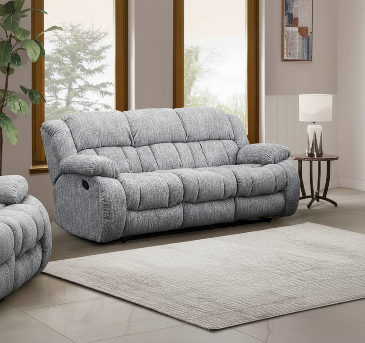 Strider Gray Reclining Sofa