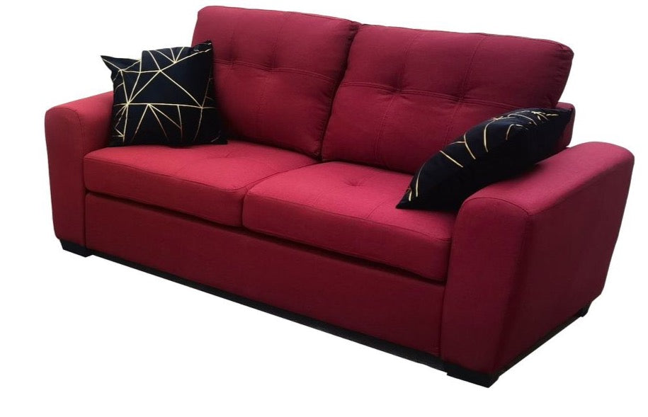 Shawver Red Loveseat