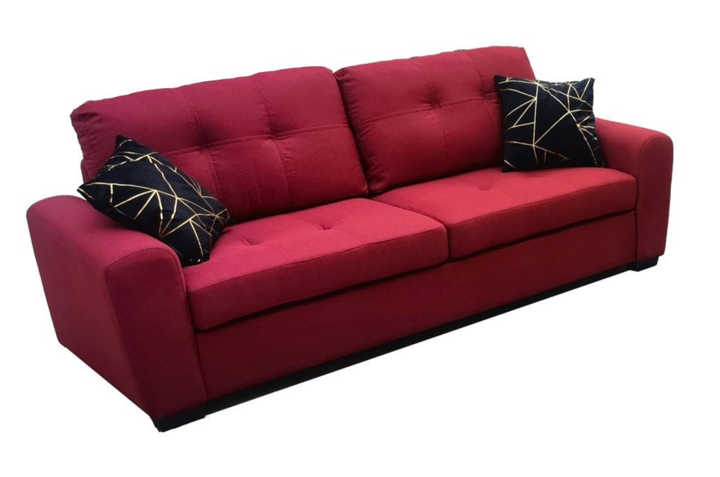 Shawver Red Sofa