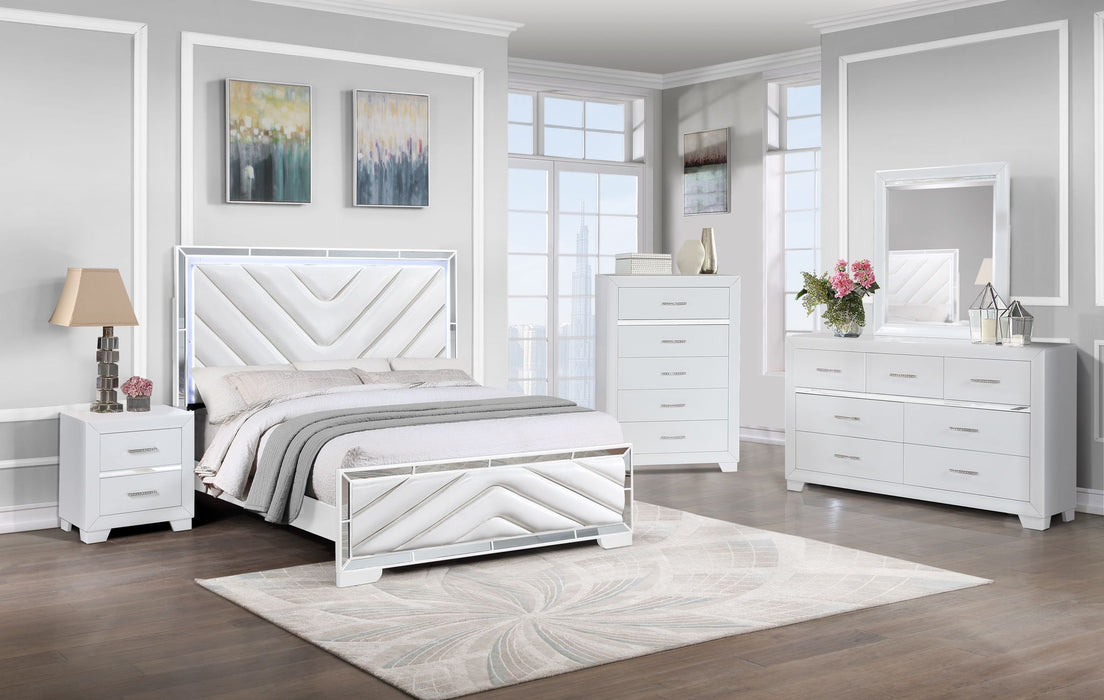 Cenali Dresser Mirror and Bed Choose Your Size!